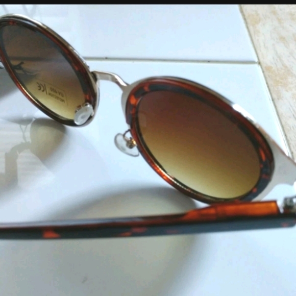 BijouxTernerTortoise Shell Sunglasses Round Frames NWT - Picture 4 of 5